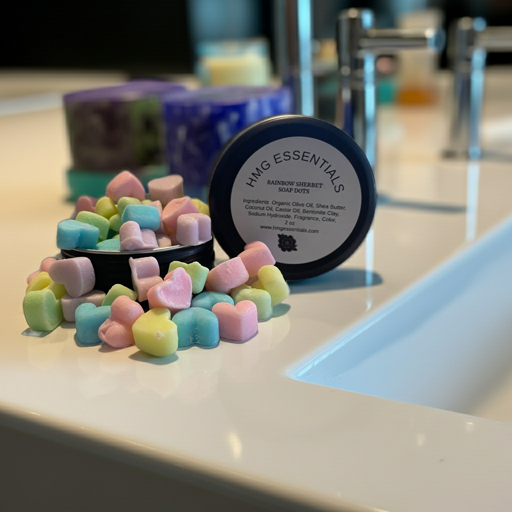 RAINBOW SHERBET SOAP DOTS